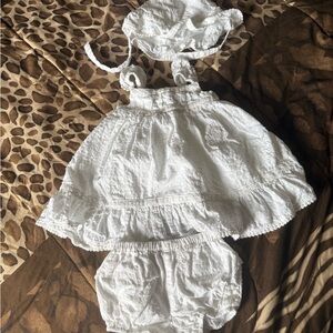 Rachel Zoe White Diaper Cover Set